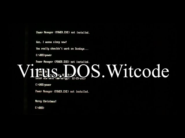Virus.DOS.Witcode (Merry Christmas!)