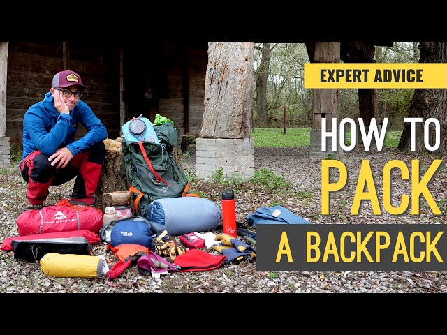 HOW TO PACK A BACKPACK OR HOW I PACK MY BACKPACK | EXPERT ADVICE