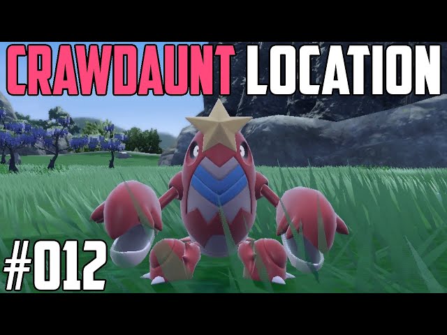 How to Catch Crawdaunt - Pokémon Scarlet & Violet (DLC)