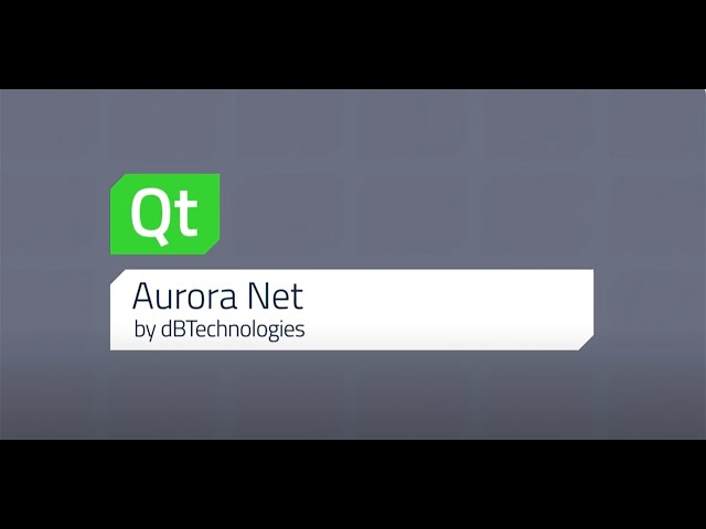 Aurora Net: Sound Management and Monitoring System by dBTechnologies Built with Qt