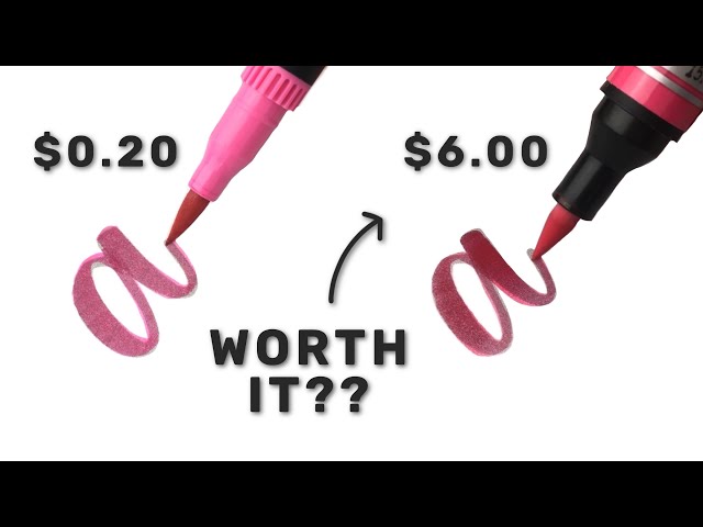 The Truth About Cheap vs. Expensive Brush Pens for Hand Lettering