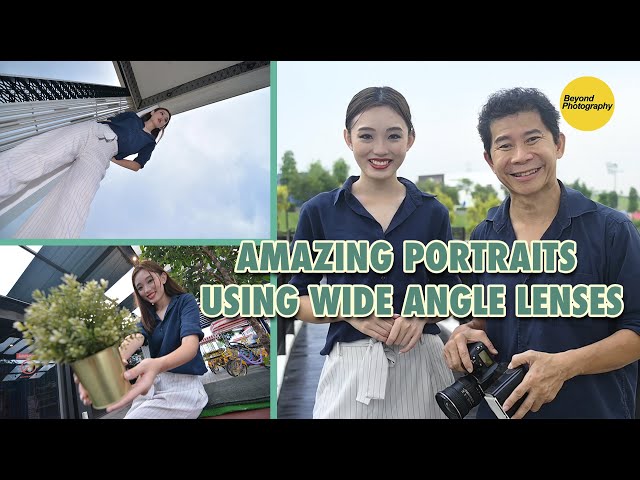 Amazing Portraits Using Wide Angle Lenses