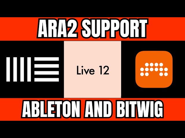 ARA 2 SUPPORT IN ABLETON 12 & BITWIG (MELODYNE)