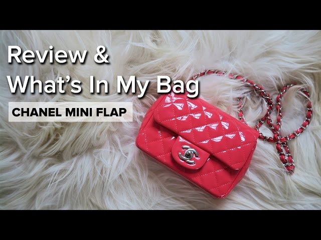 Chanel Mini Flap Patent Coral Review