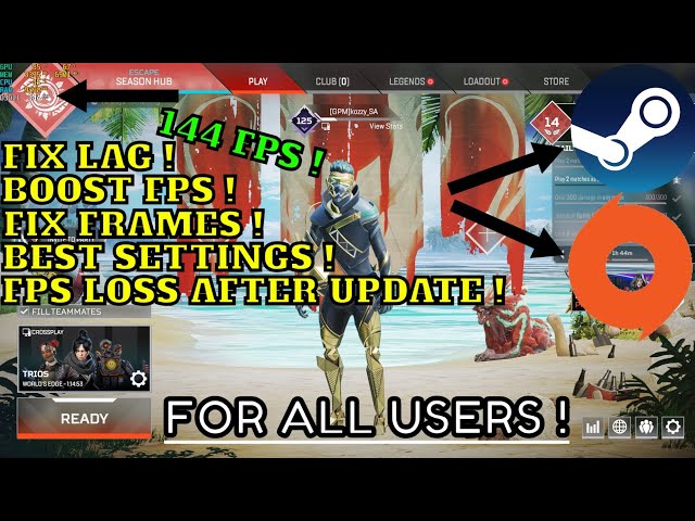 Apex Legend Season 11: How to BOOST FPS and Optimize Performance ✅*NEW UPDATE*