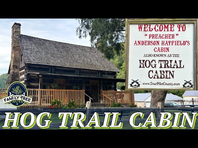 Hatfield's & McCoy's "Hog Trial Cabin" #history #hatfieldsandmccoys #feud #hatfieldmccoytrails