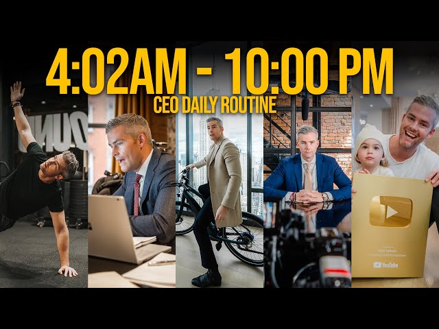 Daily Routine of a CEO - How I Structure my Day (Update)