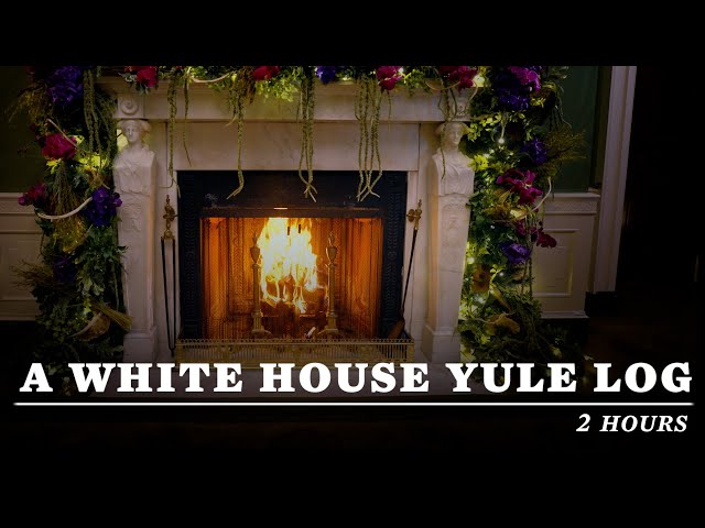 A White House Yule Log: The Green Room