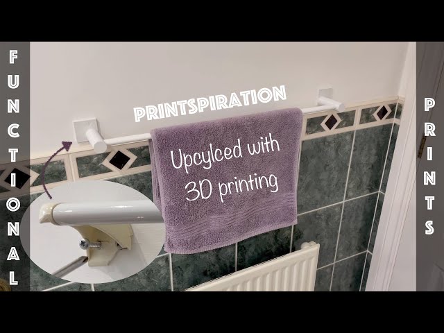 UPCYCLE - Functional Prints - My new 3D Printed Bathroom Rail