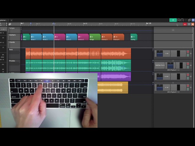 Waveform 11 Free:  Locator Markers, Marker Track, and Marker Clips (Video 15)