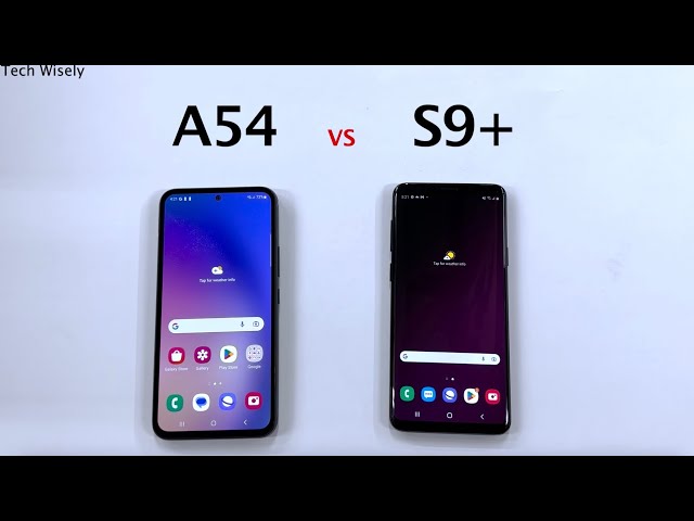 SAMSUNG A54 vs S9+ Speed Test