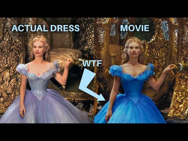 Cinderella (2015) - WTF happened to her dress?