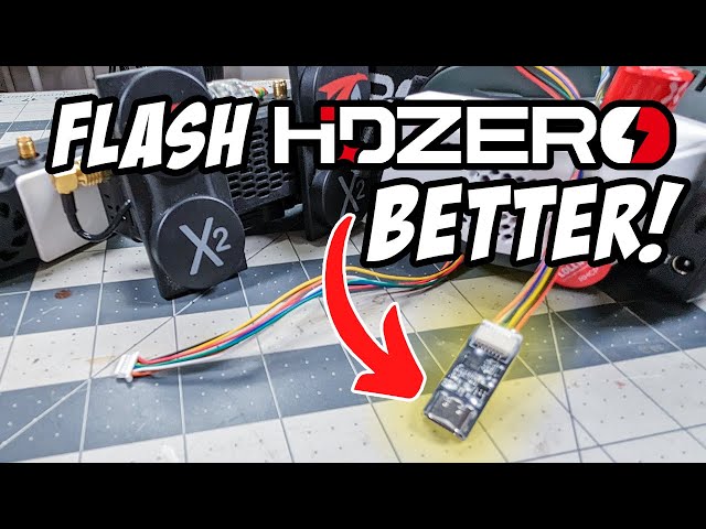 Stop flashing HDZero with an SD card!  Just use USB instead - The best way to flash your HDZero VTX