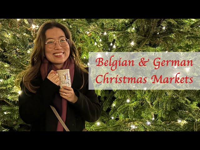Christmas Markets in Brussels, Cologne, and Frankfurt | Belgian waffle, bratwurst, mulled wine