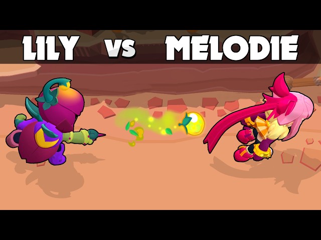 LILY vs MELODIE ⭐ Brawl Stars