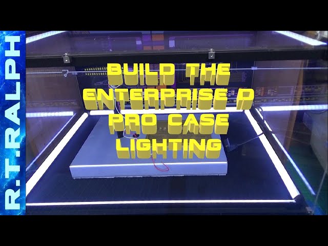 Lighting for the Pro Display Case for the Star Trek: Build The Enterprise D. By Fanhome/Eaglemoss.