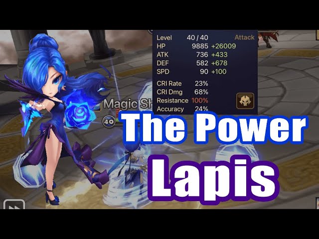 【 Summoners War | Curry's RTA 】The Power Lapis, Power Up skill2 Magic Shot!