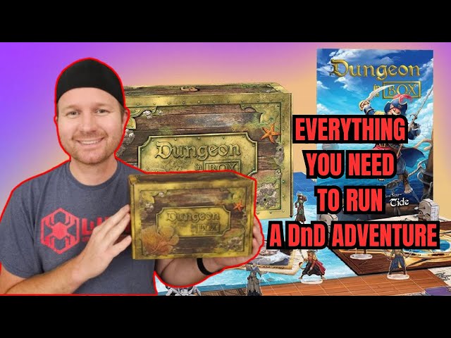 Everything You Need For A DnD One-Shot In A Box?! "Dungeon In A Box" Unboxing and Reaction