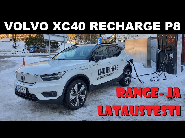 Volvo XC40 Recharge P8 RANGE- JA LATAUSTESTI - VLOG 82