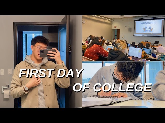 PRODUCTIVE FIRST DAY of COLLEGE SPRING CLASSES | how to START a NEW SCHOOL SEMESTER STRONG
