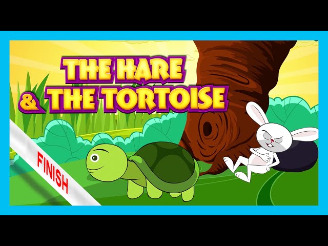 The Hare and The Tortoise Story | Bedtime Story by Kids Hut | English Stories For Kids