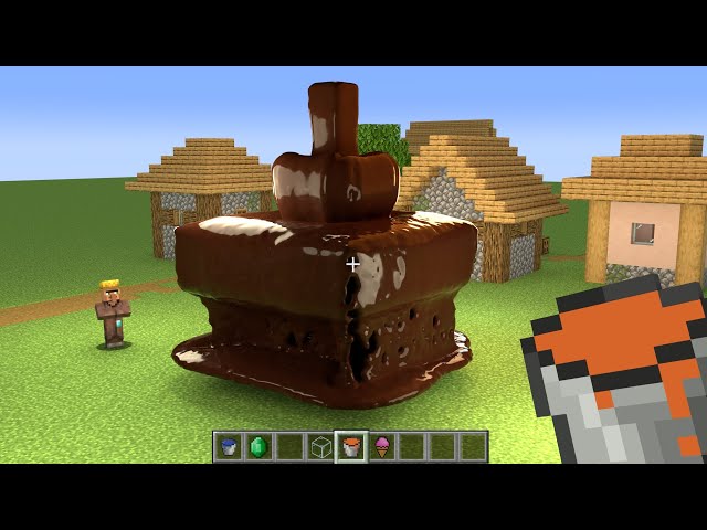 Realistic Chocolate Fountain in Minecraft