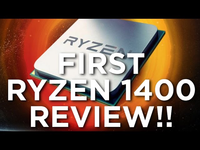 Ryzen 5 - First 1400 Review Is Out!!