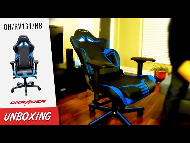 DXRacer Gaming Racing Chair Review - OH/RV131/NB UNBOXING & ASSEMBLY