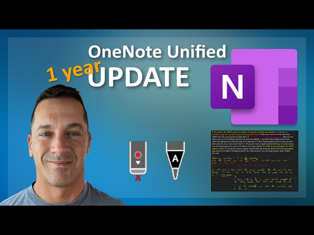 OneNote unified 1 year of Updates for Better Note Organization. Check out NEW features and tools!