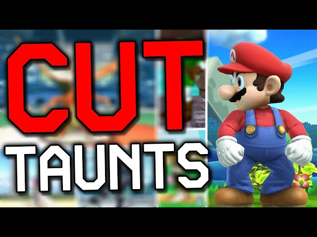 The CUT Taunts of Super Smash Bros Ultimate