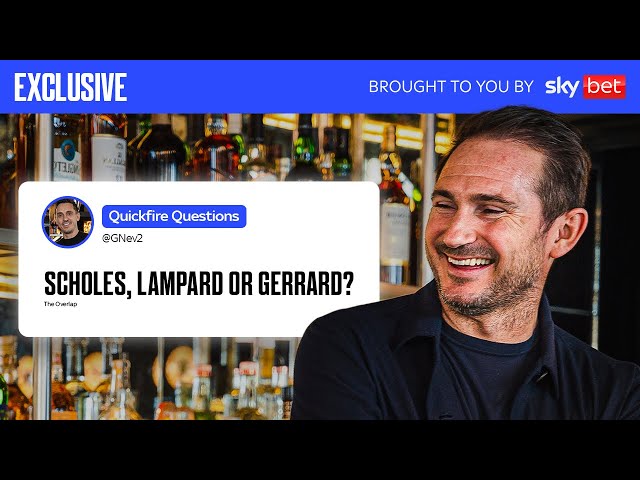 Frank Lampard's 29 Questions with Gary Neville | Overlap Xtra