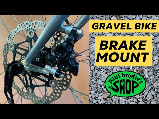 GRAVEL BIKE build part 2 - Front Triangle and BRAKE MOUNT // Paul Brodie's Shop