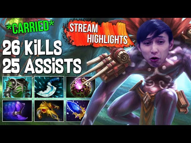 26 Kills 25 Assists Carried With Witch Doctor ◄ SingSing Dota 2 Highlights
