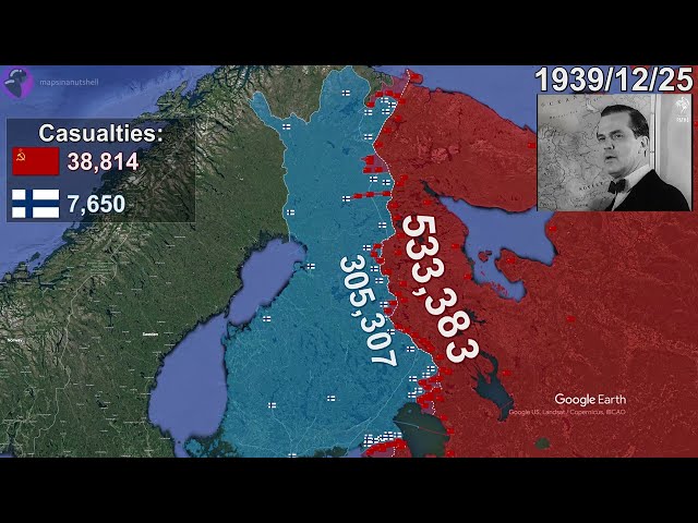 The Winter War using Google Earth