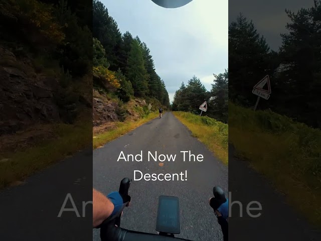 The Scariest Descent Of My Life on A Bicycle! #designedfortheride #cycling #actioncamera