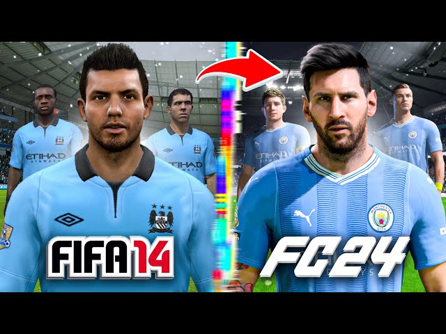 I Rebuild Manchester City From FIFA 14 to FC 24!
