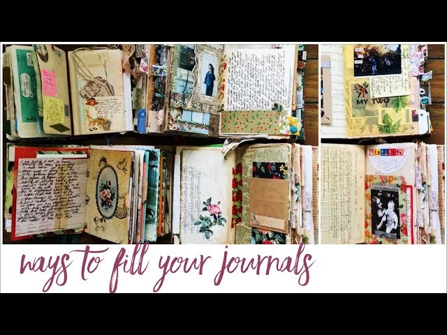 Ways to fill a journal ☆✩