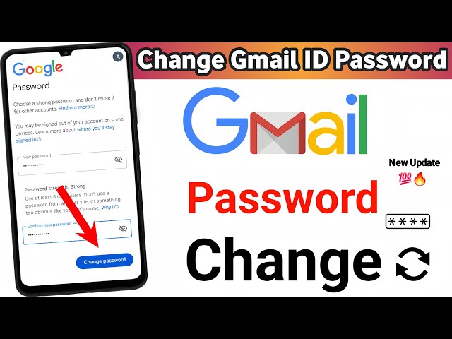 Gmail ka password kaise change kare / How to change gmail password / Gmail password change