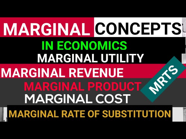Marginal Concepts In Econ #marginal #marginalrevenue  #marginalcost  #mrts  #mathematicaleconomics