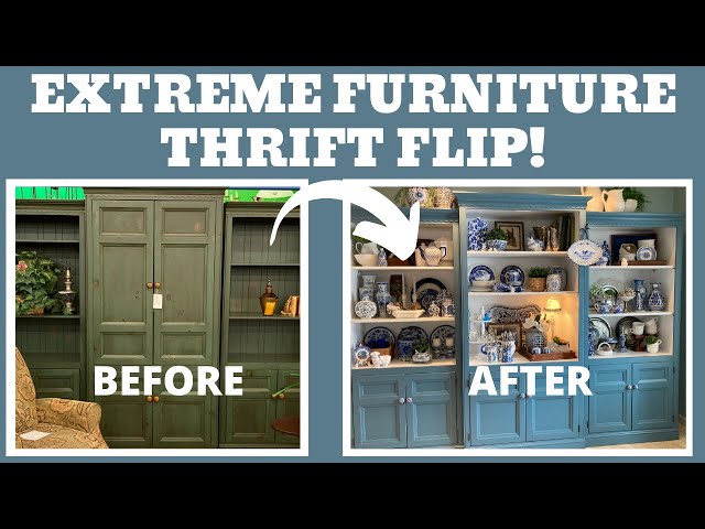 DIY Furniture Flip/High-End Furniture Dupe/Cottage China Cabinet