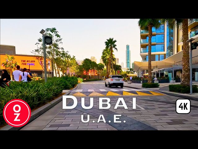 [4k] Dubai Downtown Driving 🇦🇪 Skyscraper, Sheikh Zayed Road, Ain Dubai, Bluewaters Island, JBR