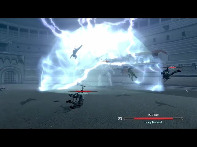 Skyrim Battles - Shock Karstaag vs. Giants, Lurkers, Dragons, and more