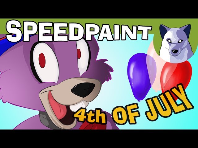 FNAF Speedpaint - 4th of July! - Watch Me Draw! [Tony Crynight]