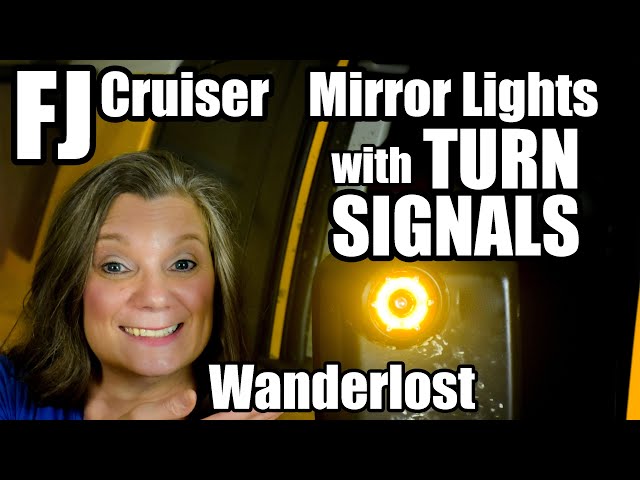 FJ Cruiser Mirror LED Lights WITH TURN SIGNALS- How to Install- Freedom Retrofits