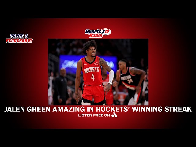 Pendergast: Jalen Green has been amazing during Rockets' winning streak