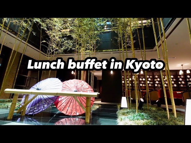 Hotel lunch buffet with all-you-can-eat cake and roast beef! at Dhawa Yura Kyoto in Japan