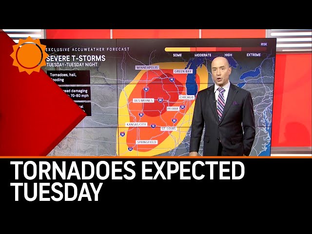 Dozens of Tornadoes Expected Tuesday
