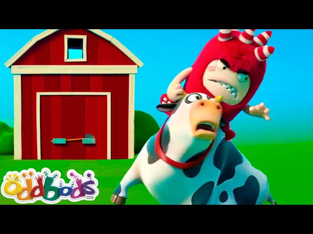 Oddbods & The Crazy Farm Animals | Cartoons For Kids