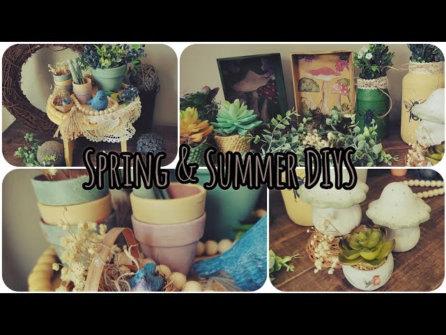 Spring & Summer DIYS. Using Milk Paint. Creating Vignettes.
