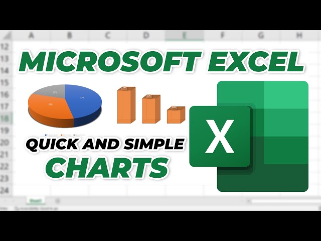 How To Insert Charts In Microsoft Excel - A Complete Guide